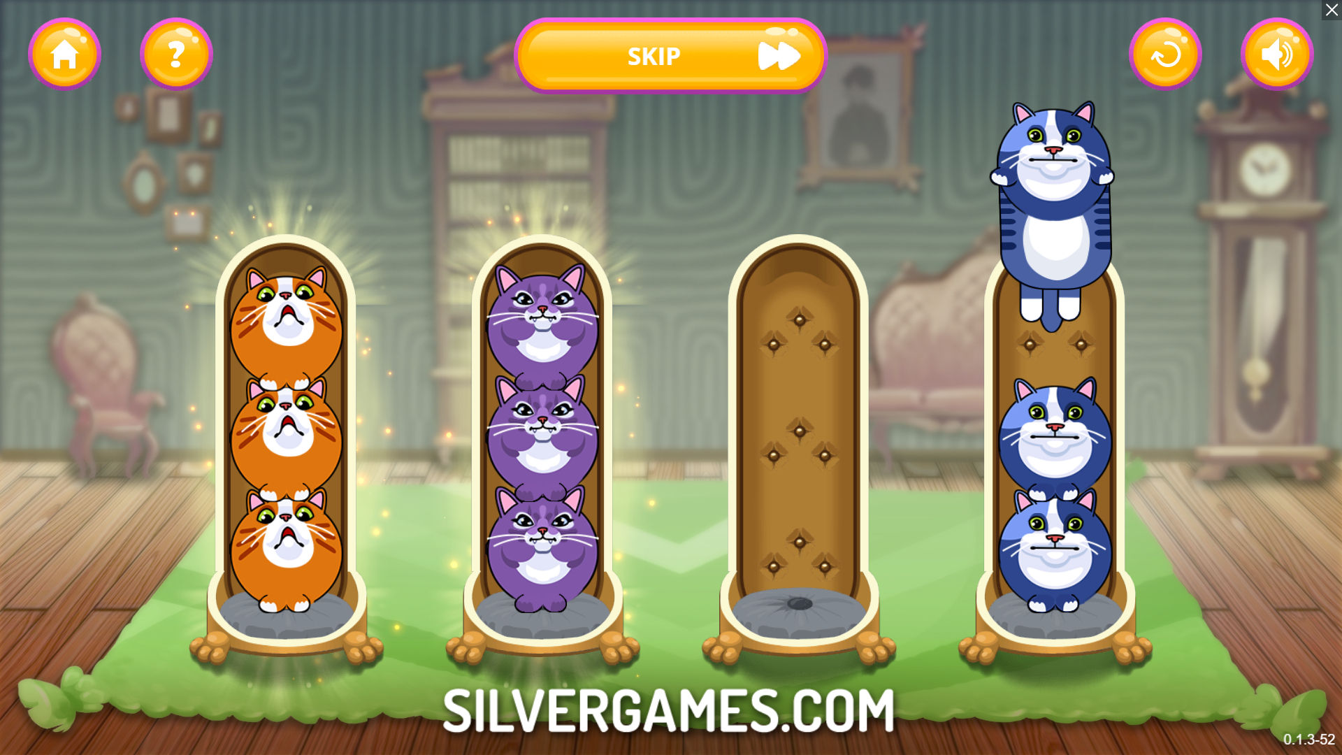 Cat Sort Puzzle - Играйте Онлайн на SilverGames 🕹️