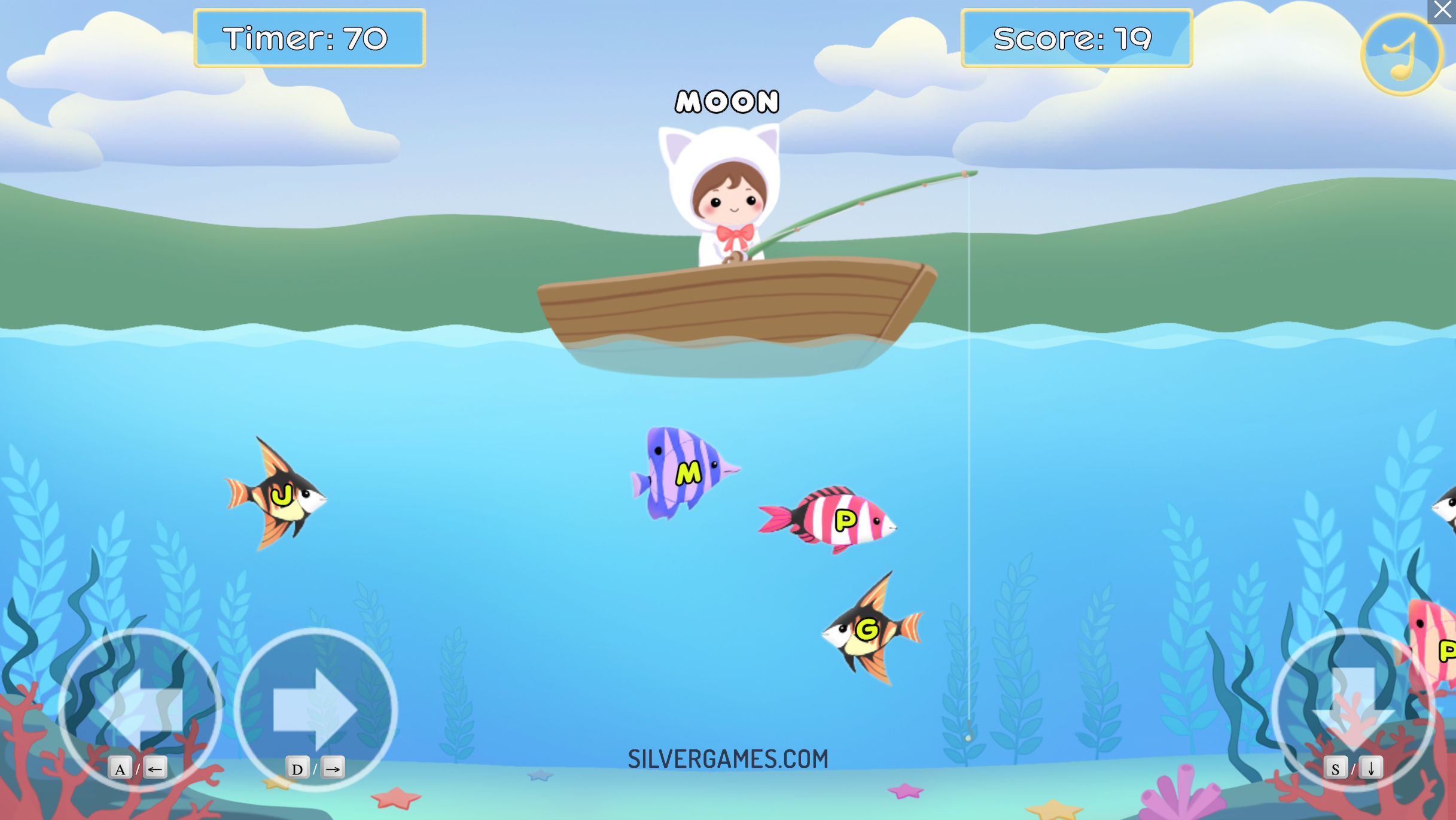 Catch The Fish - Play Online on SilverGames 🕹️