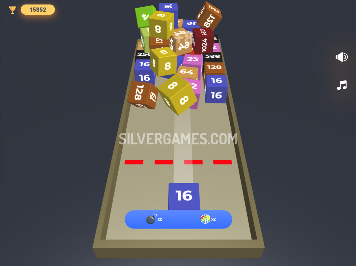 Publish Chain Cube: 2048 merge on your website - GameDistribution