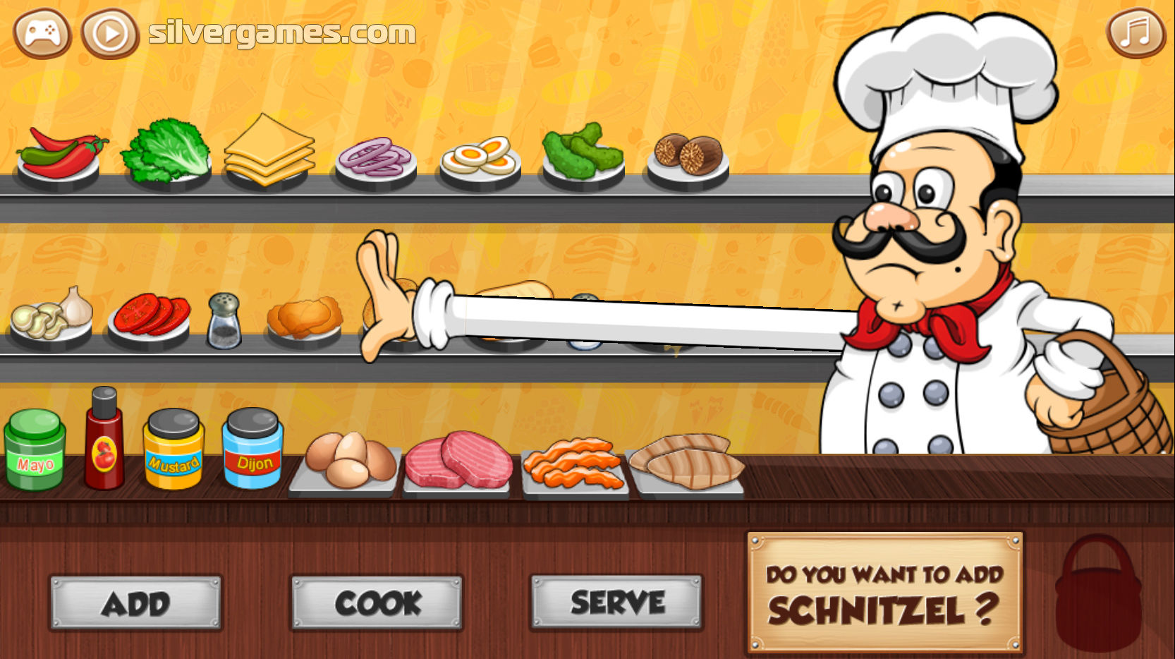 Youda Sushi Chef - Jogue Online em SilverGames 🕹