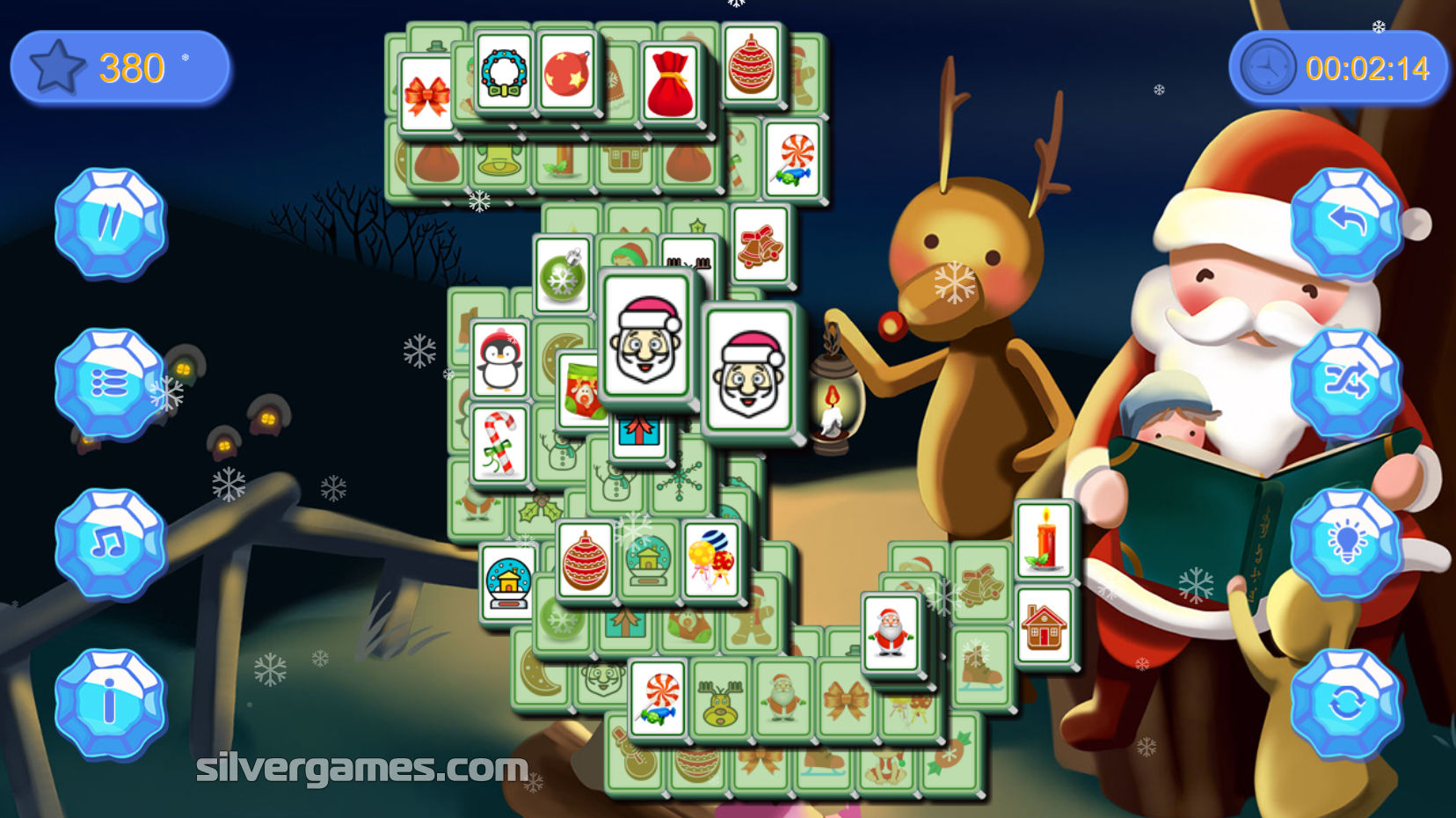 🕹️ Play Christmas Triple Mahjong Game: Free Online Christmas Triple Mahjong  Solitaire Video Game for Kids & Adults