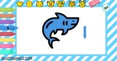 Dibujos Para Colorear Animales: Shark