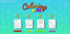 Coloring Game For Kids: Menu