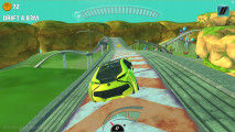Concept Car Stunt: Gameplay Yellow Car