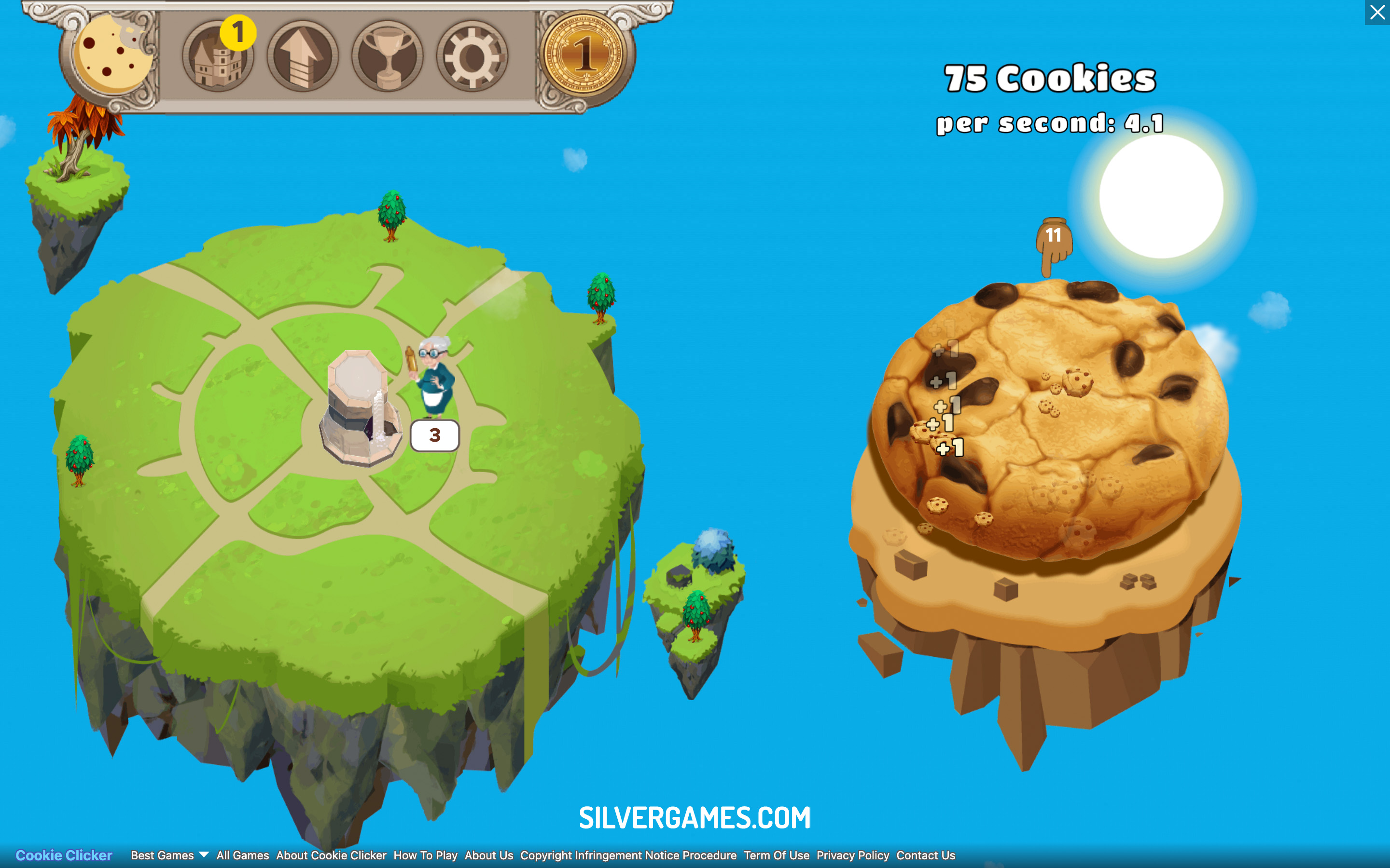 Screenshot of Cookie Clicker v.2.002