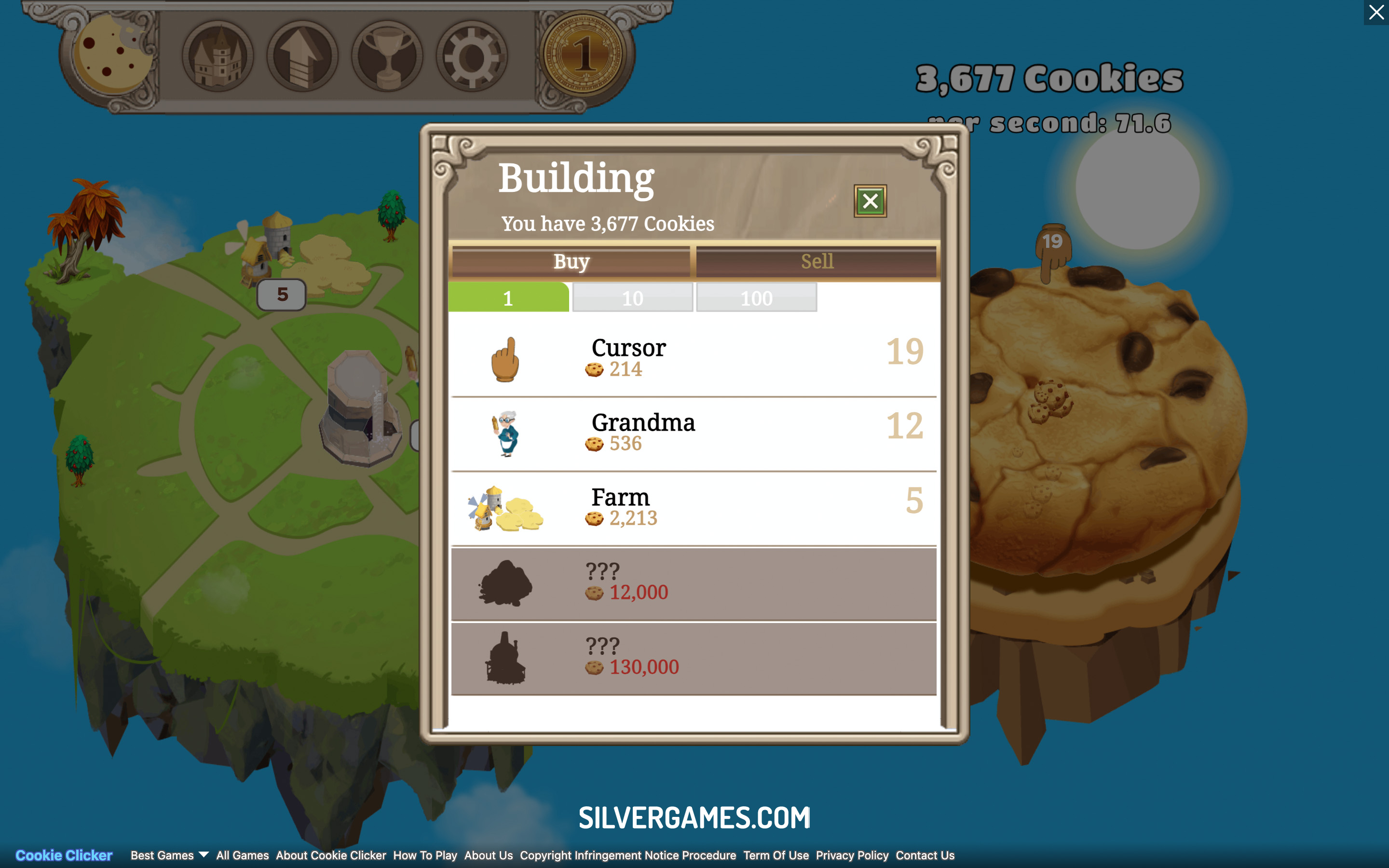 Cookie Clicker 2 - Play Online on SilverGames 🕹️