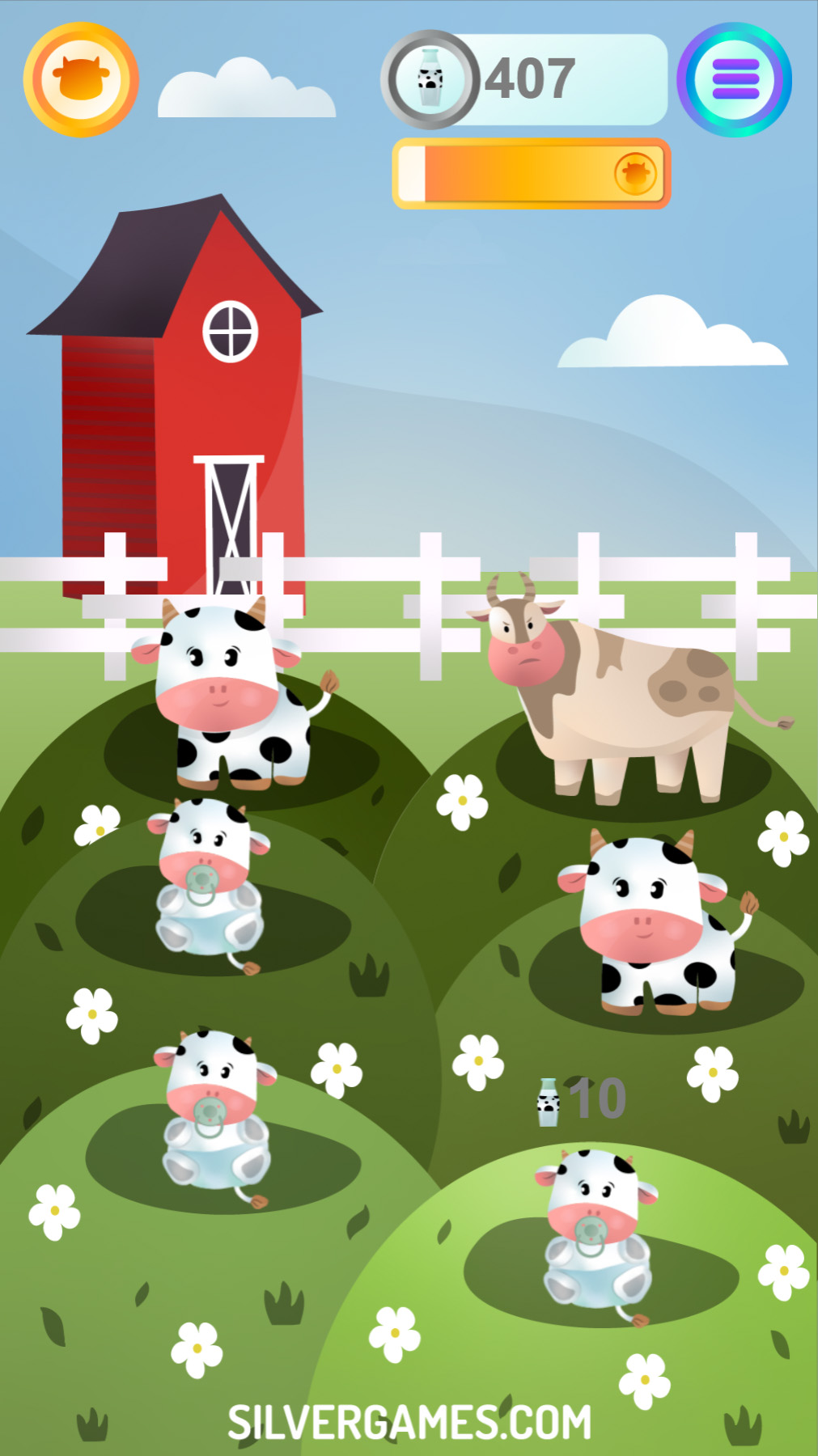 Cow Clicker - Играйте Онлайн на SilverGames 🕹️