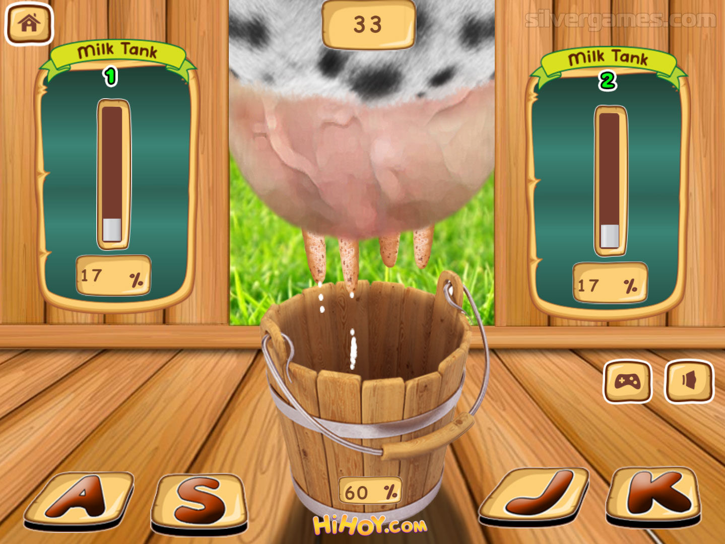 Cow Milking Simulator Play Online On Silvergames 🕹️ 0123