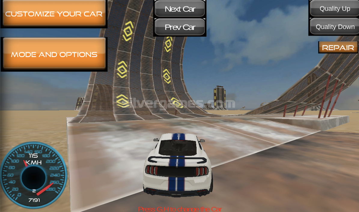 Crazy Car Stunts 3D 🕹️ Play on CrazyGames