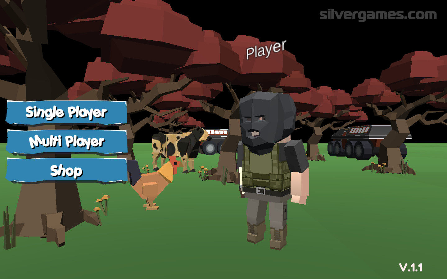 Zombie Craft - Jogue Online em SilverGames 🕹️