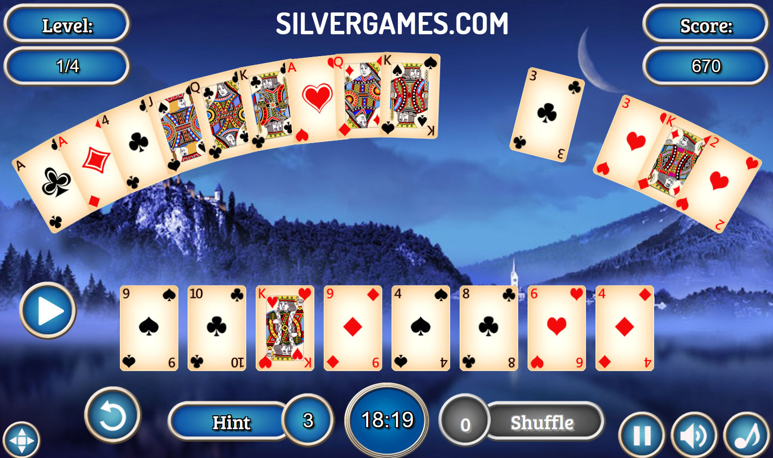 Freecell - Play Online on SilverGames 🕹️