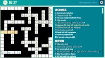 Crucigrama Informal: Crossword Brainteaser