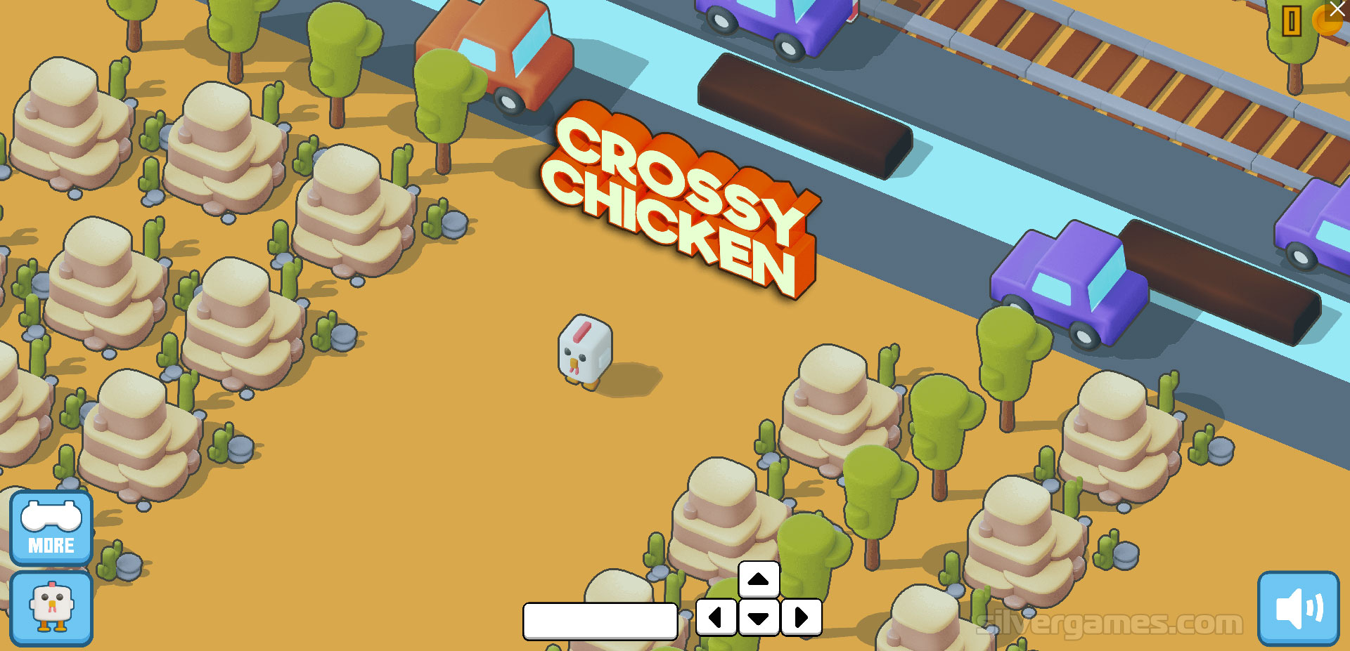 Crossy Chicken - Играйте Онлайн на SilverGames 🕹️