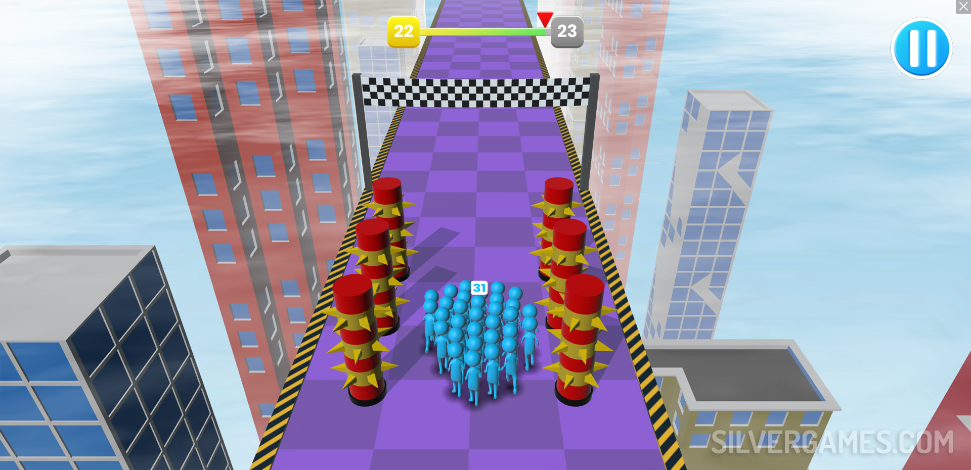 CROWD RUN 3D jogo online no