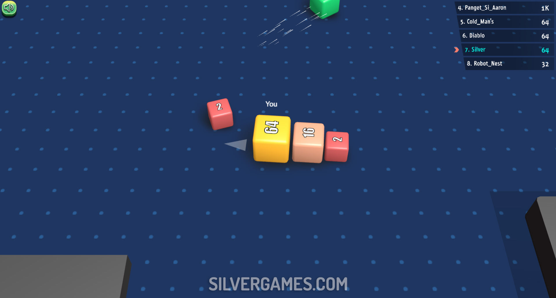 Další hra z Crazy Games - Cubes 2048.io 