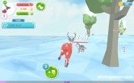 Deer Simulator Christmas: Gameplay Deer Fighting Wolf