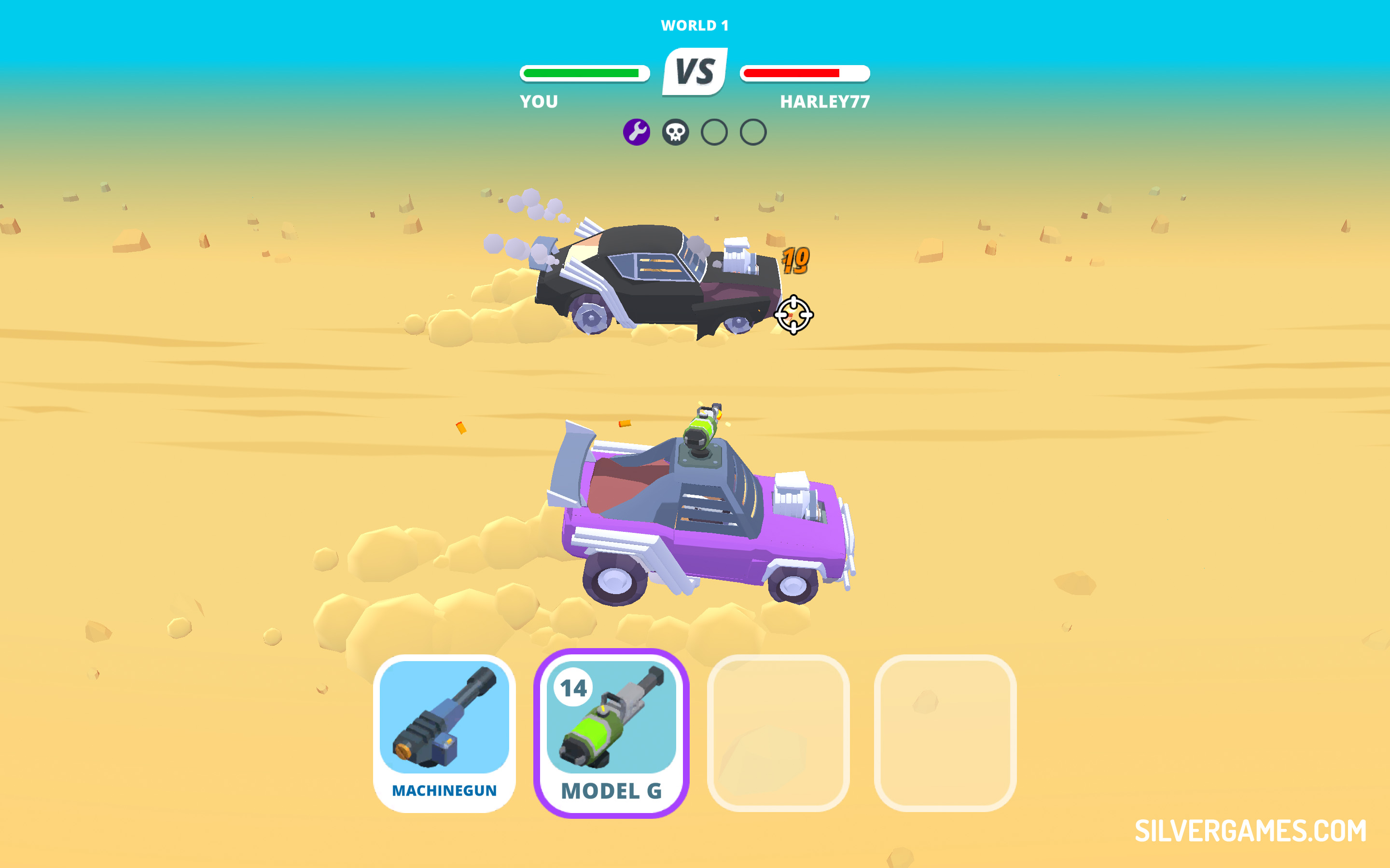 Desert Riders: Car Battle Game - Играйте Онлайн на SilverGames 🕹️