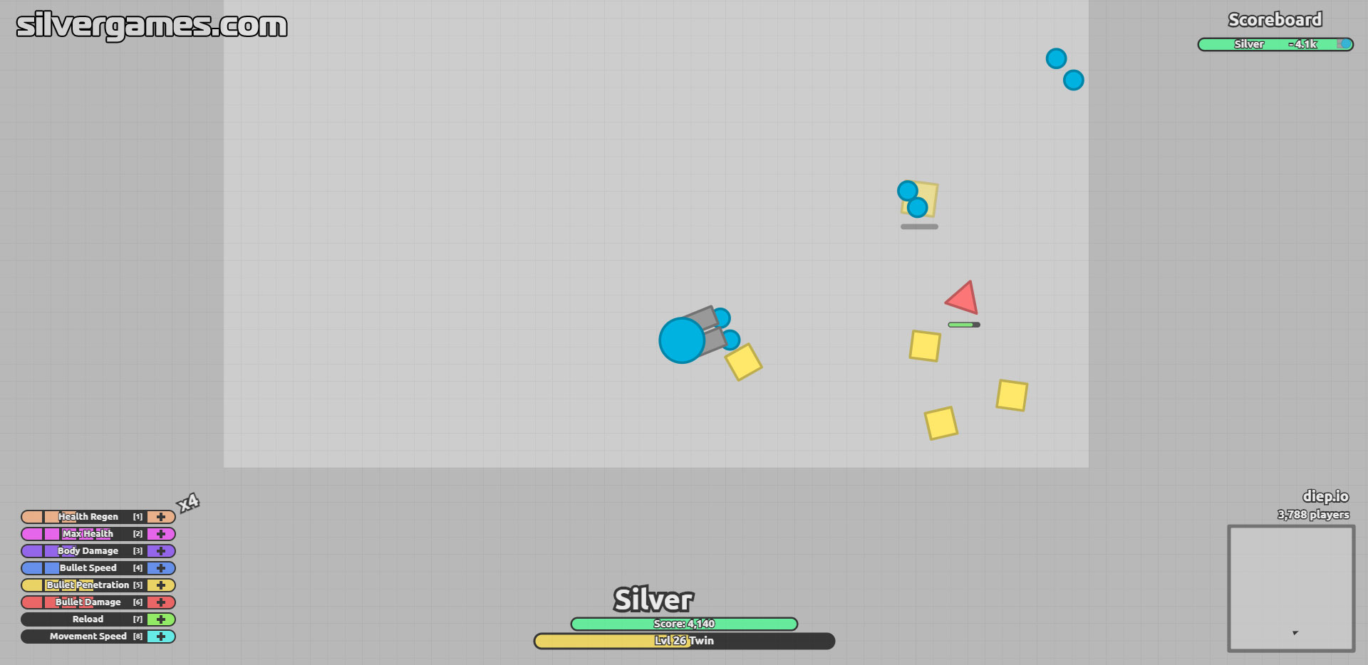 Diep.io - Играйте Онлайн на SilverGames 🕹️