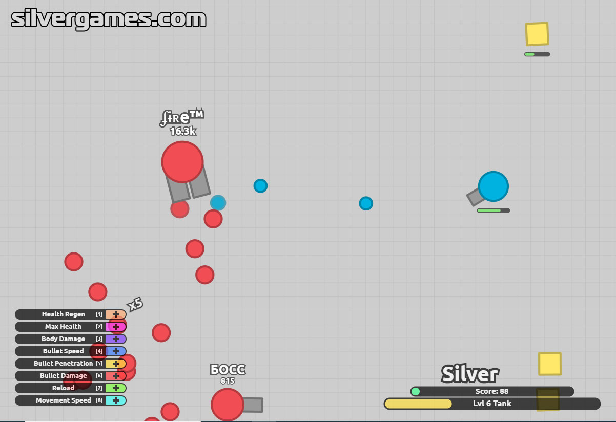 Play Diep.io Game Online Diep.io game you start of weak, but each time you  destroy something in Diep.io you earn XP.