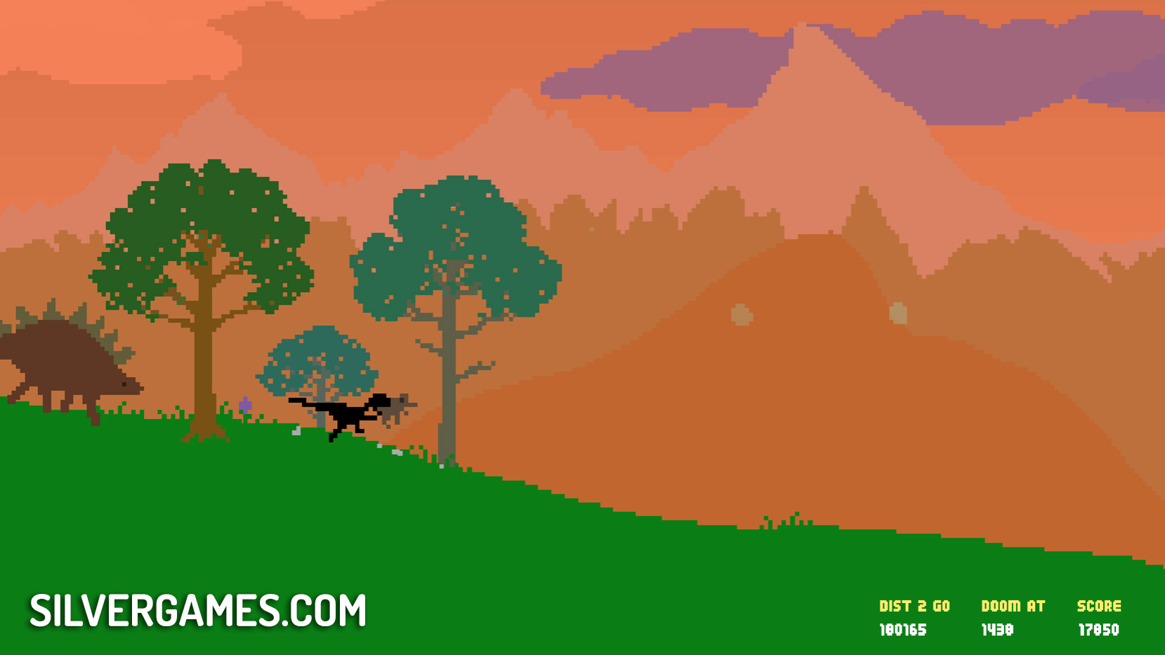 Dino Run: Escape Extinction - Unblocked Games