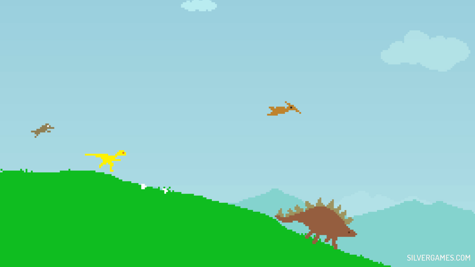 Running dinosaur game