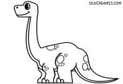 Dinozauru Krāsojamās Lapas: Brachiosaurus