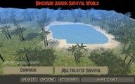 Dinosaur Survival Simulator: Menu