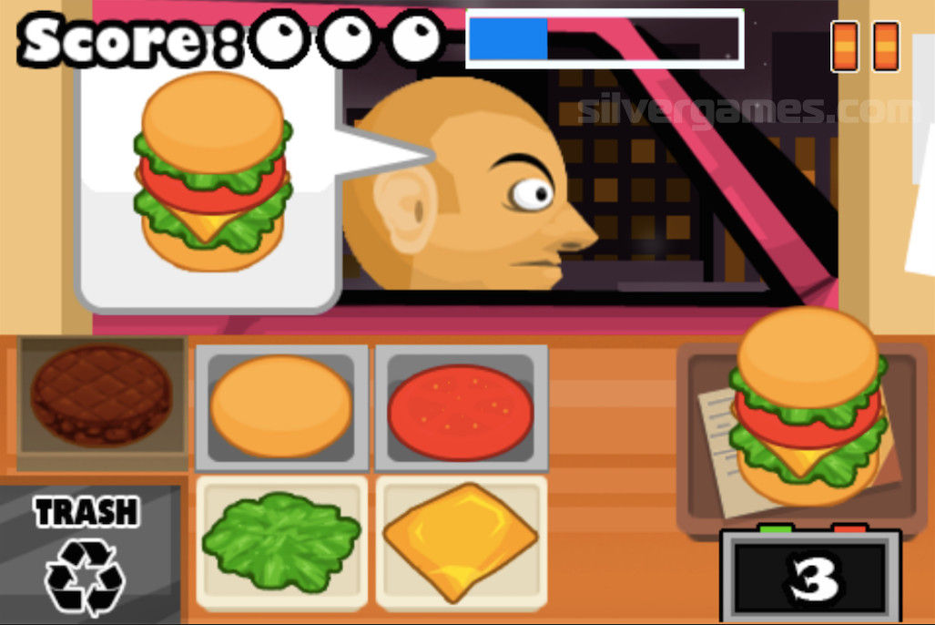 Burger Making Game Gameplay and Commentary 