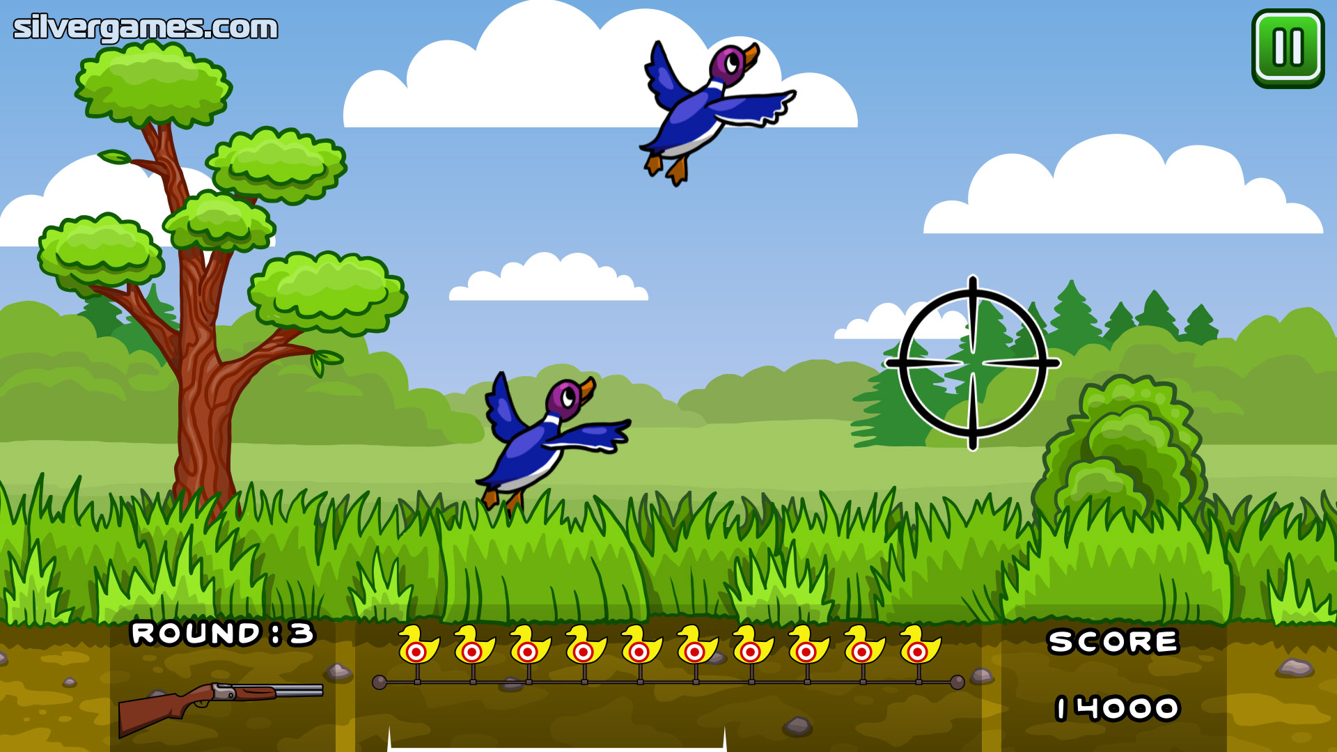 Duck Hunt - Играйте Онлайн на SilverGames 🕹️