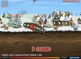 Effing Worms Xmas: Winter Gameplay Worm