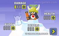 Emperors On Ice: Penguin Upgrade Snowball Shooting