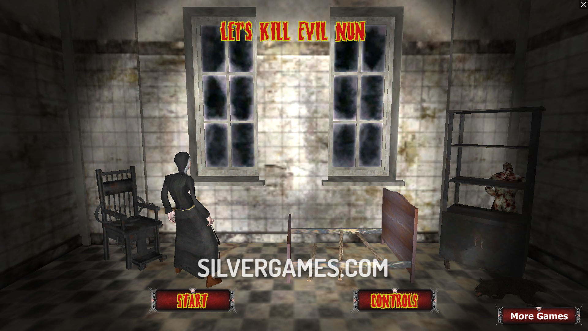 Evil Nun - Играйте Онлайн на SilverGames 🕹️