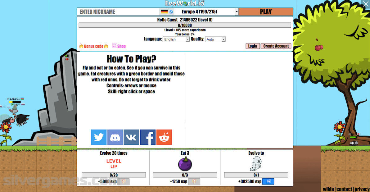 EvoWorld.io (FlyOrDie.io) - Play Online