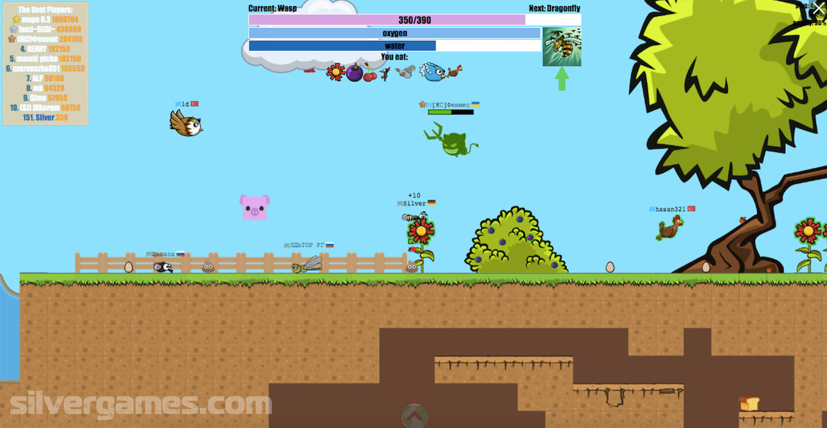 EvoWorld.io  Survive in a world full of various creatures