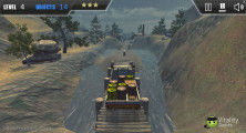 Extreme Offroad Cars 3: Cargo: Driving Over Bridge Rain
