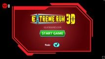 Extreme Run 3D: Menu