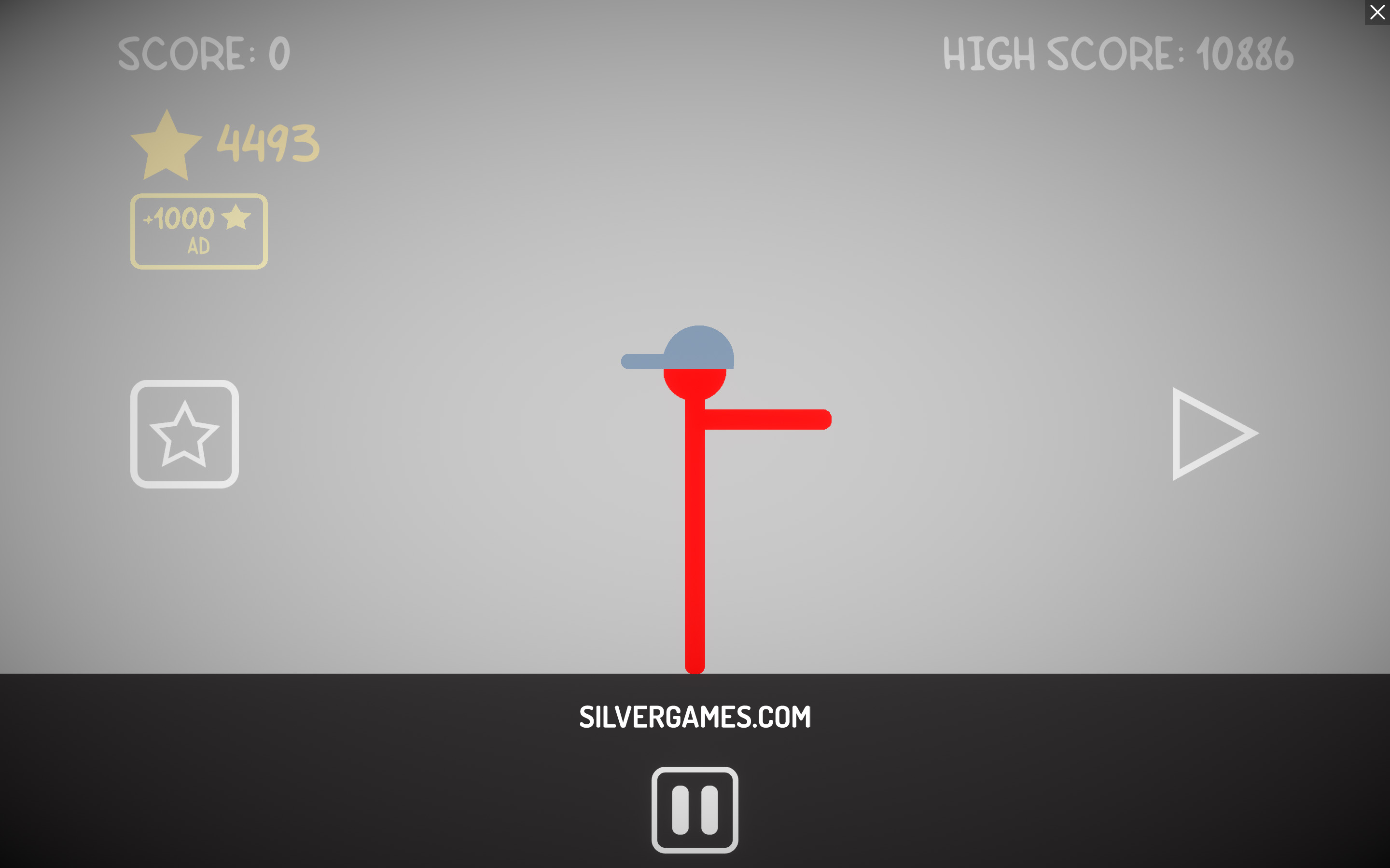 Fall Red Stickman - Play Online on SilverGames 🕹️