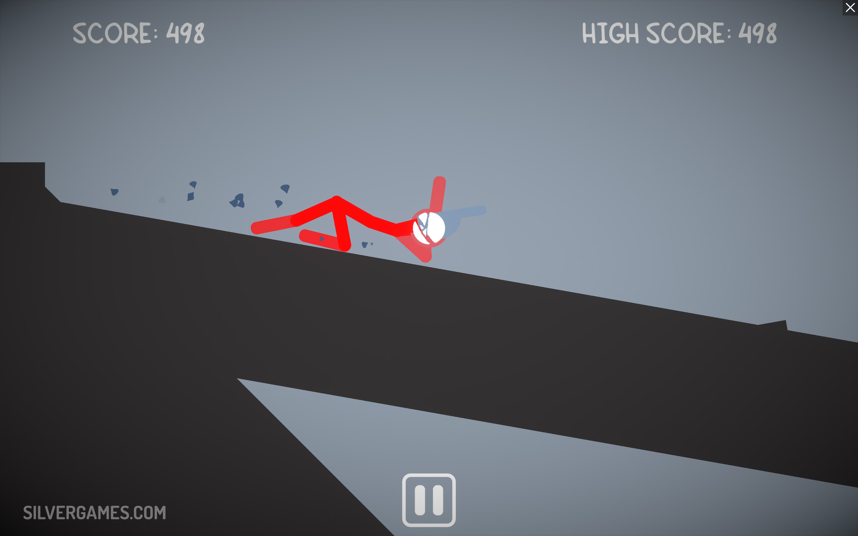 Fall Red Stickman 🕹️ Play Now on GamePix