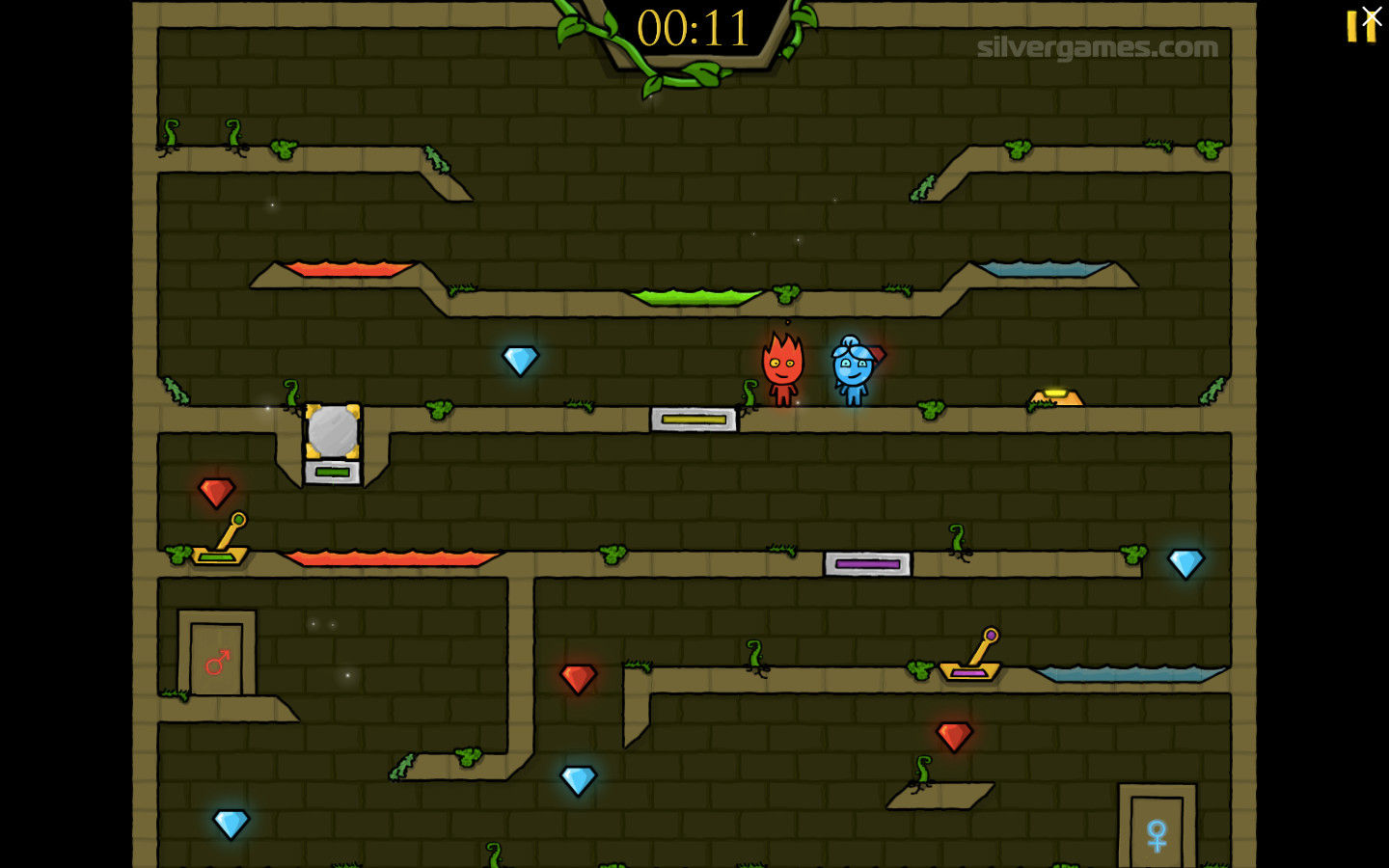Play Fireboy and Watergirl 5 Elements Online For Free 