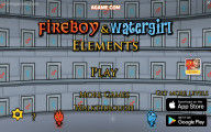 Fireboy And Watergirl 5: Menu