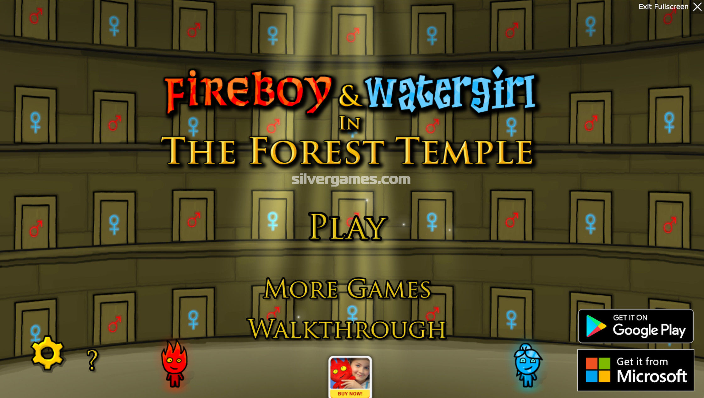 FireBoy & WaterGirl - free online game