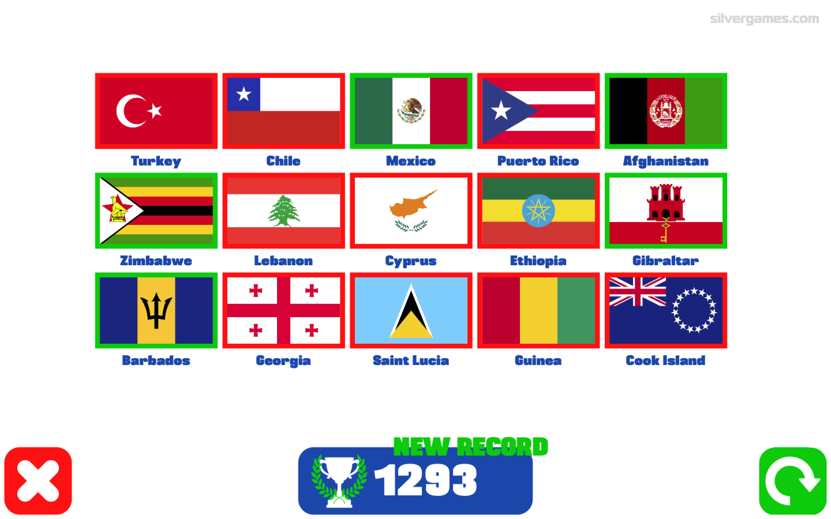 World Flags Quiz ⭐