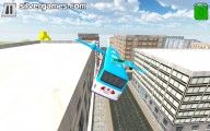 Simulador De Autobús Volador: Gameplay