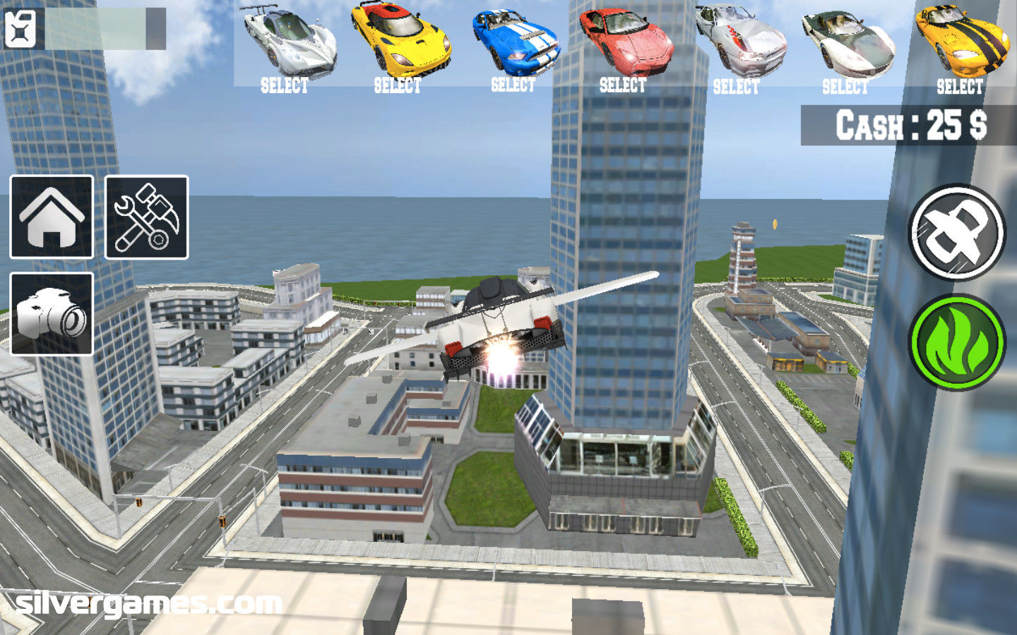 Flying Car Simulator: Drive and Fly - Free Online Games