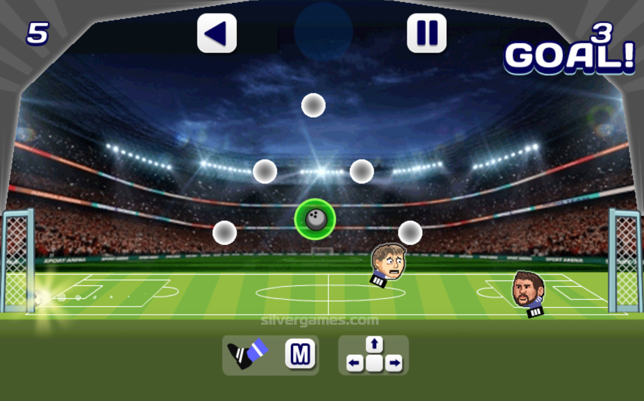 Football Headz Cup 2 - Play Online on SilverGames 🕹
