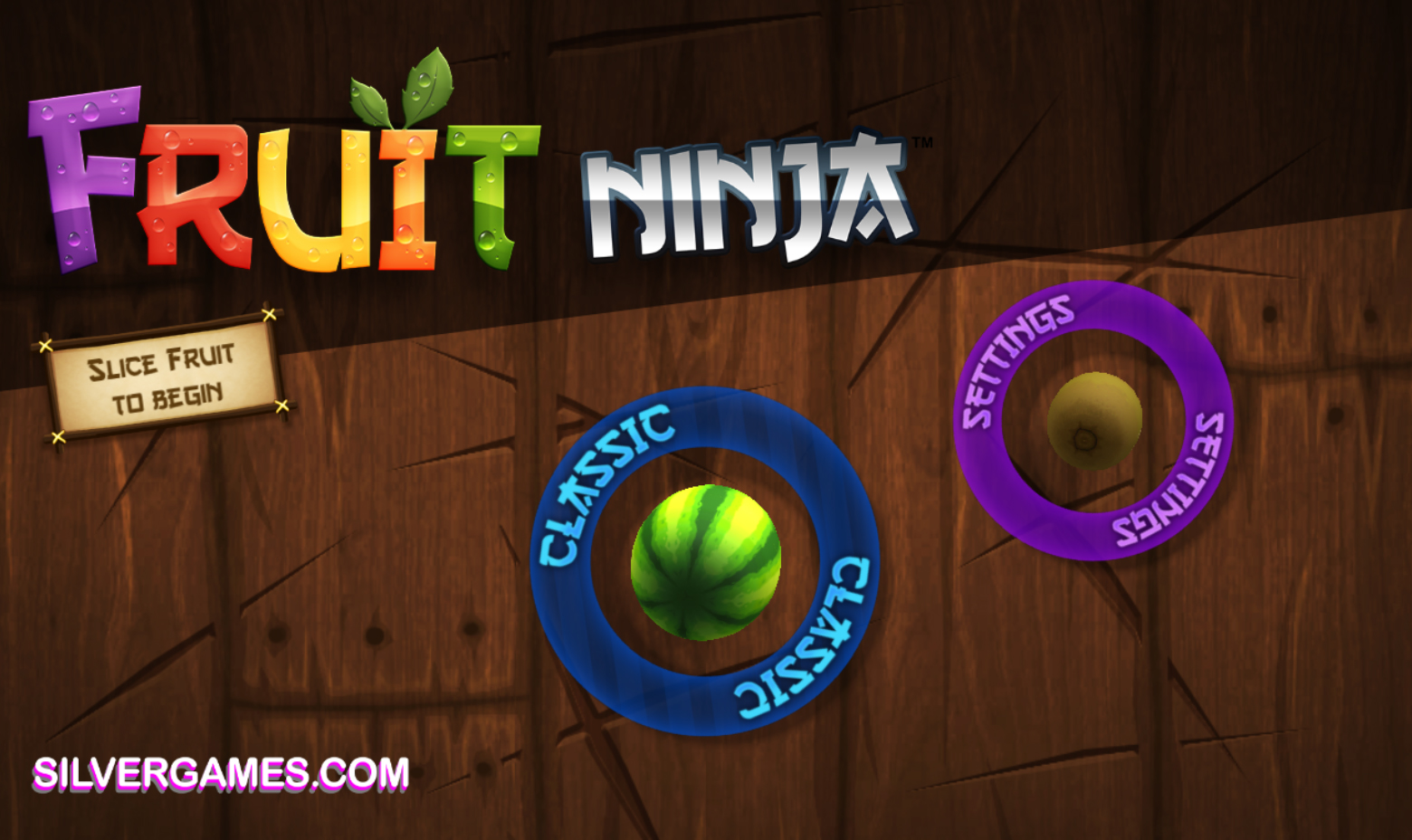 Ninja Fruit Slice - Играйте Онлайн на SilverGames 🕹️