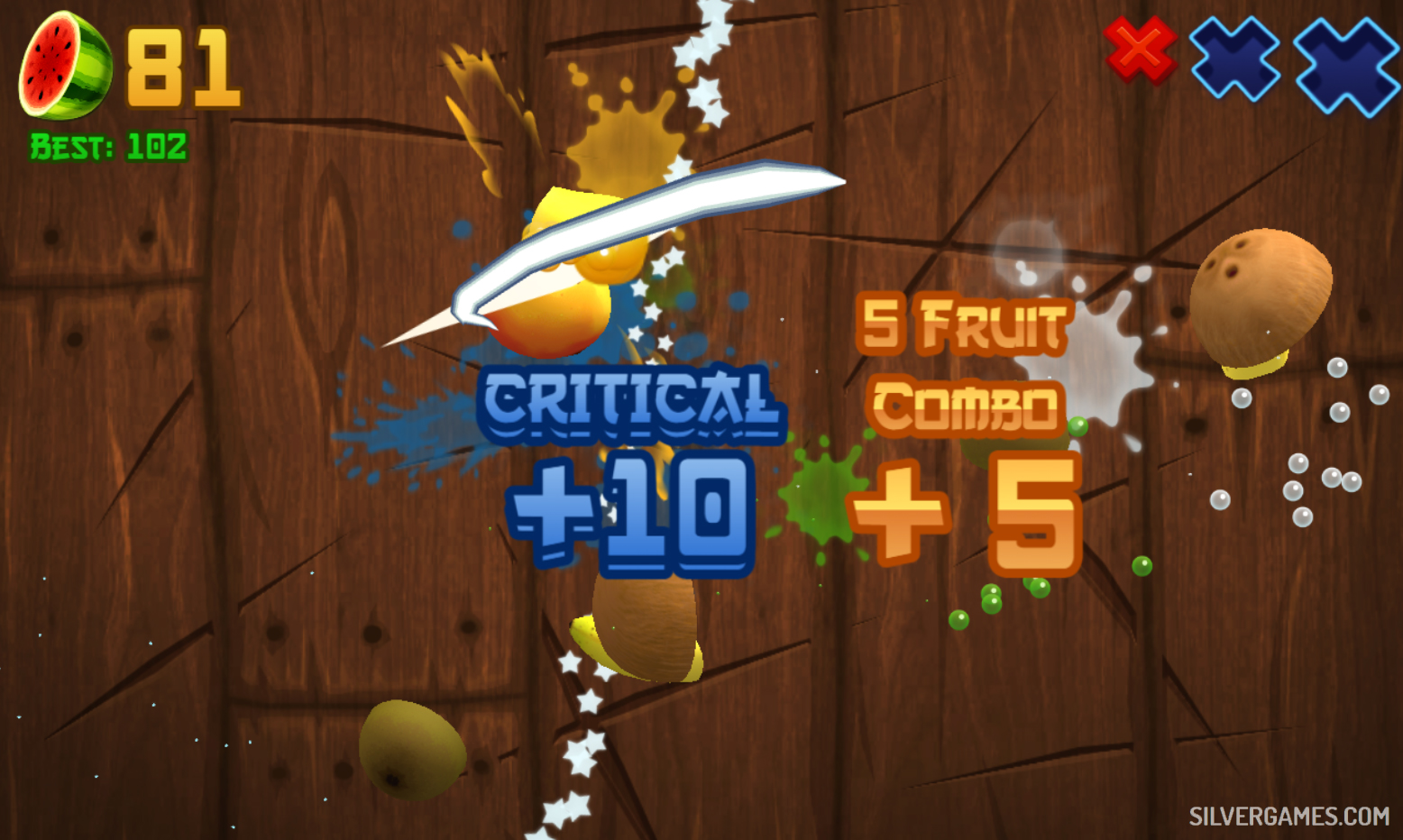 Ninja Fruit Slice - Играйте Онлайн на SilverGames 🕹️