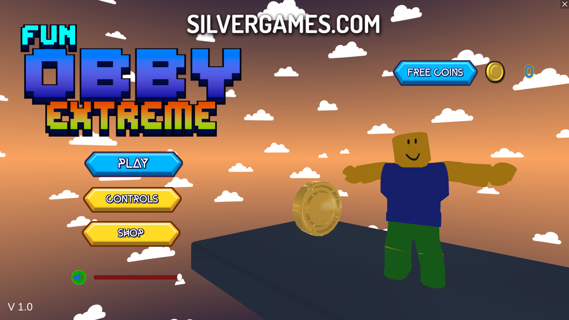 Fun Obby Extreme - Играйте Онлайн на SilverGames 🕹️