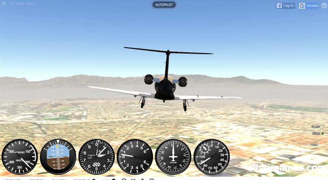 GeoFS Flight Simulator - Play Online on SilverGames 🕹️