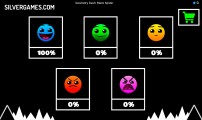 Geometry Dash: Black Spider: Menu